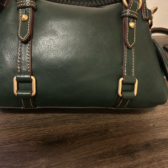 Dooney & Bourke Green Florentine Leather Mini Satchel - Picture 6 of 13